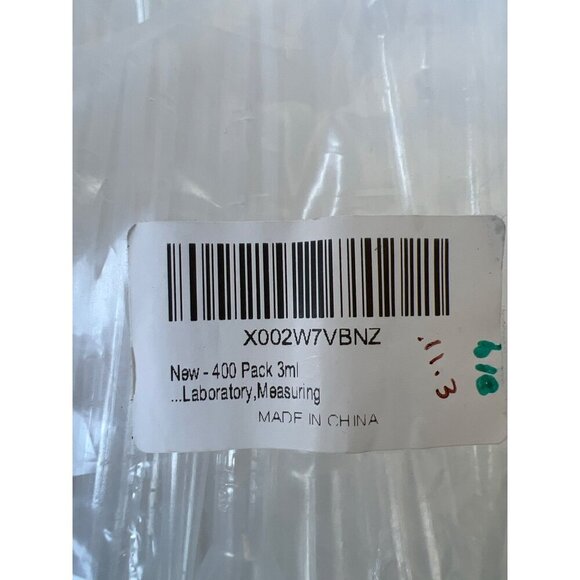 Plastic Pipettes 400 pieces Disposable Plastic Droppers - Picture 7 of 7